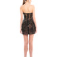 NEW FULL MOON EMBELLISHED STRUCTURED MINI DRESS