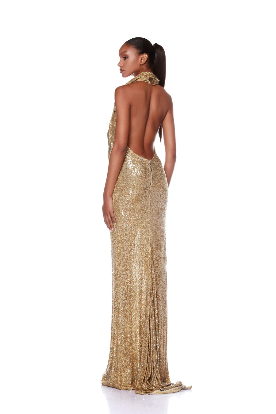 NEW IRIS GOLD GOWN