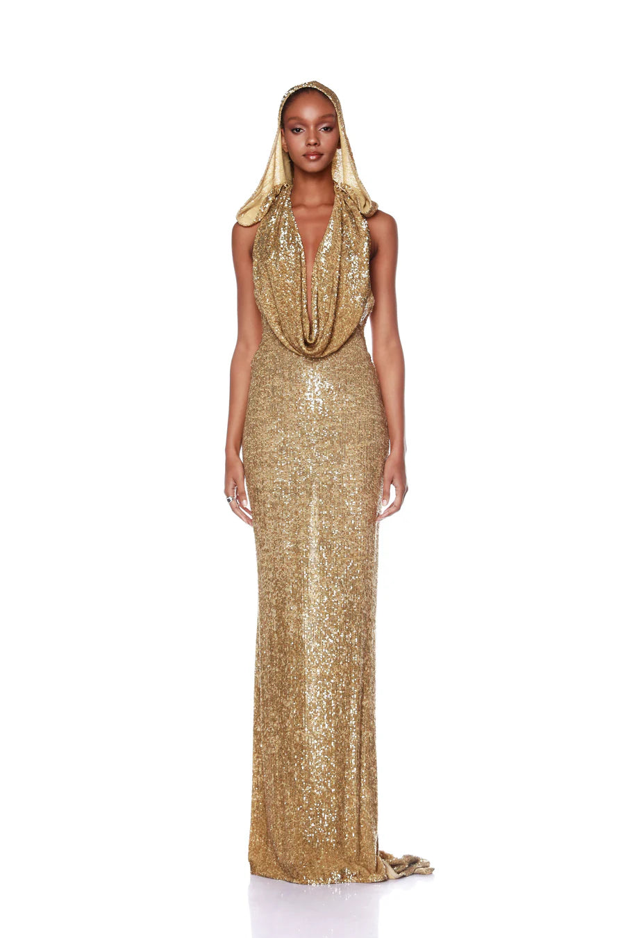 NEW IRIS GOLD GOWN