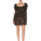 NEW COLETTE NOIR LACE MINI DRESS