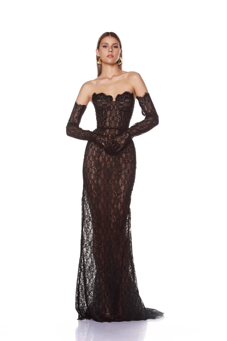 NEW KIERA STRAPLESS GOWN