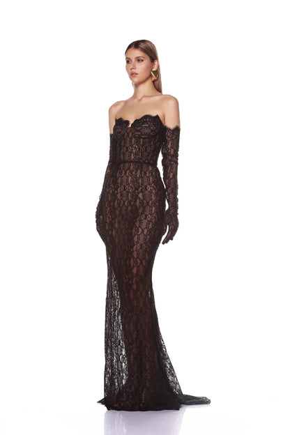 NEW KIERA STRAPLESS GOWN