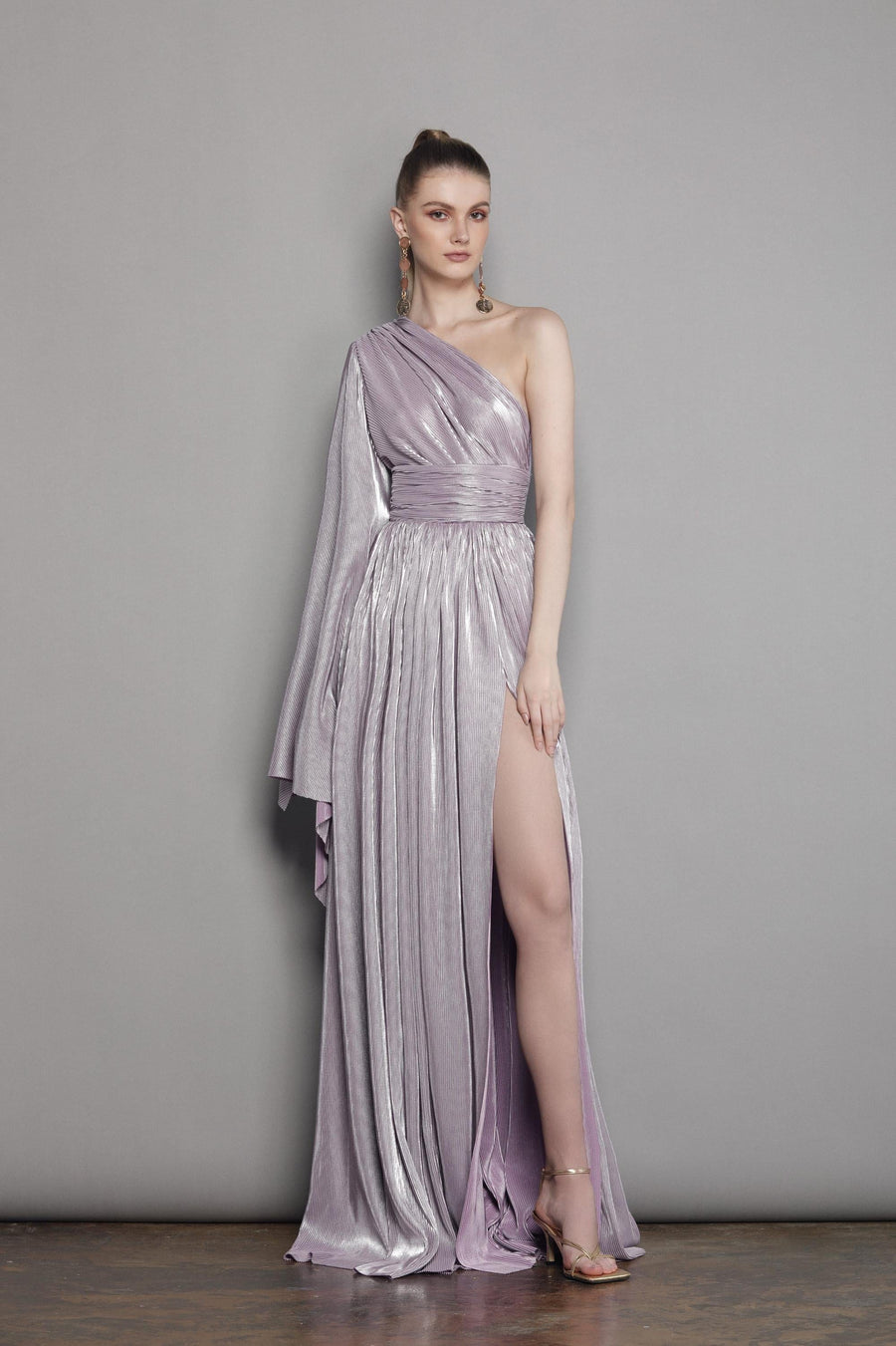 FLORENCE ONE SHOULDER LILAC GOWN