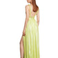 GODDESS NEON YELLOW GOWN