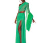 JAFARI ONE SLEEVE MINT GOWN