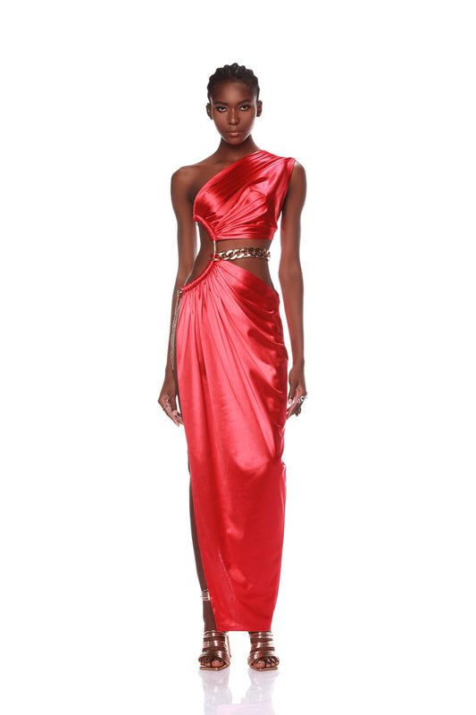 JAMILA RED GOWN